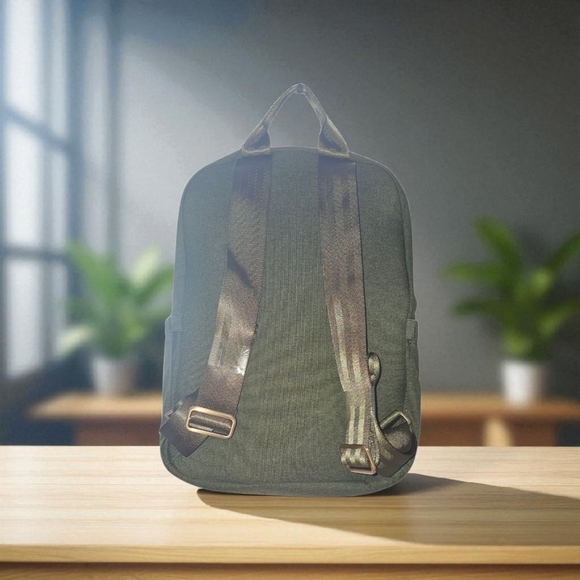 JUJUBE MIDI BackPack Olive Green In Chromatic Linen will Include Dust Bag - Picture 2 of 8